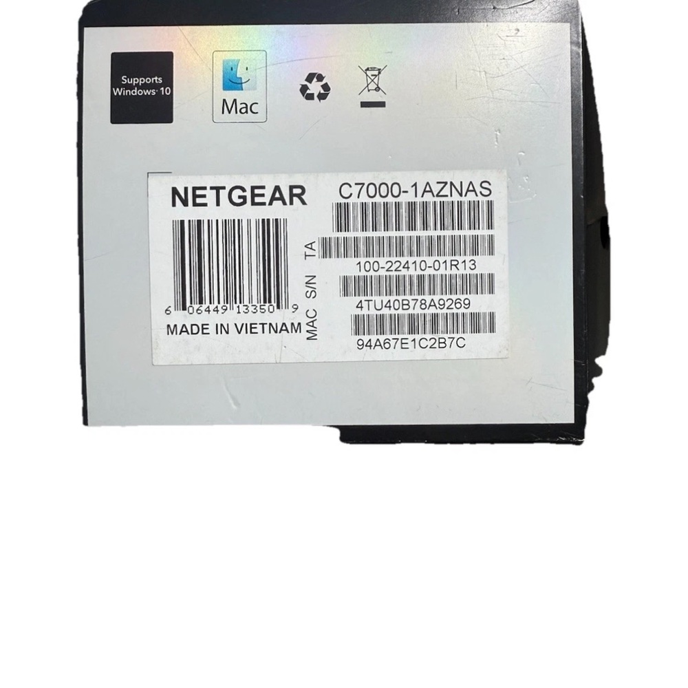 Netgear Nighthawk AC1900 Wifi Cable Modem & Router In One (C7000) great cond - Picture 3 of 10
